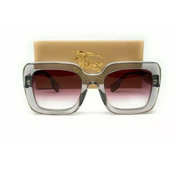 Burberry Women\'s Transparent Grey Sunglasses!